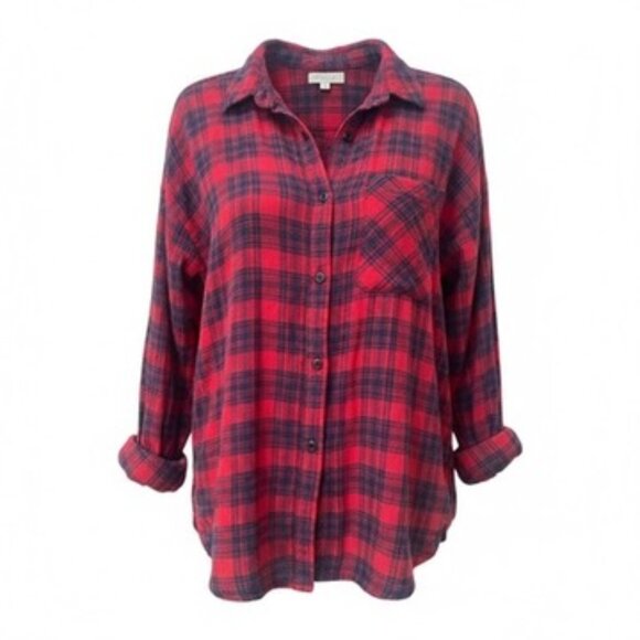 Women's Flannel button-down shirt from the brand Love Notes size Small - Picture 2 of 10
